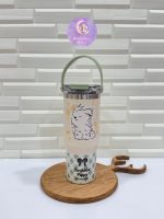 تراول ماگ دوحالته دسته سیلیکون حیوانات 900میل - Image 4