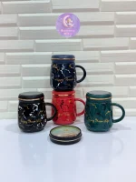 ماگ درب آیینه طرح ماربل