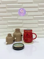 ماگ درب آیینه طرح ماربل - Image 3