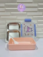 ظرف غذا داخل استیل طرح سانریو دوخانه - Image 4