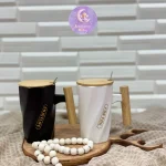 ماگ بلند دسته بامبو