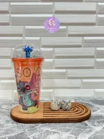 لیوان اسموتی چراغدار استیچ و آنجل - Image 2