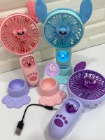 پنکه شارژی چراغدار استیچ بزرگ - Image 5